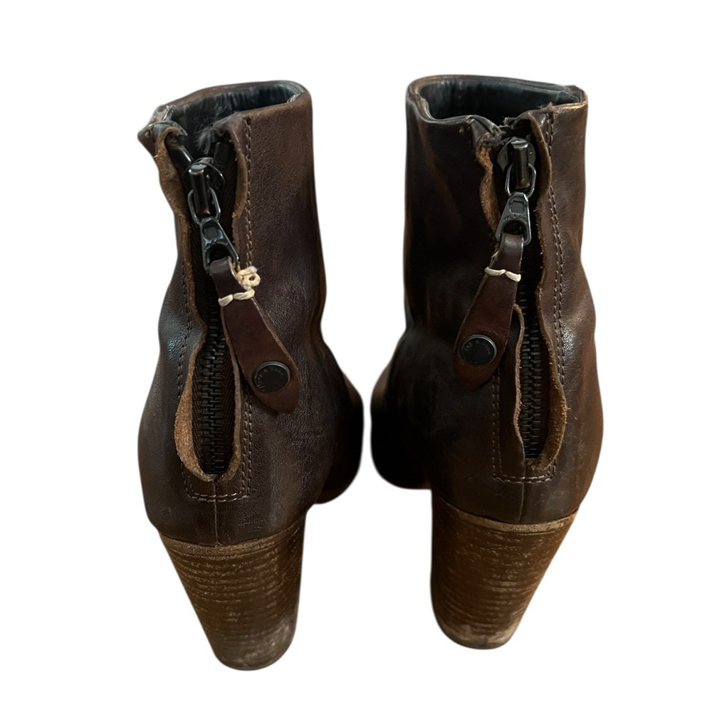 Rag & Bone size 38 (8) chocolate brown booties - Picture 2 of 4